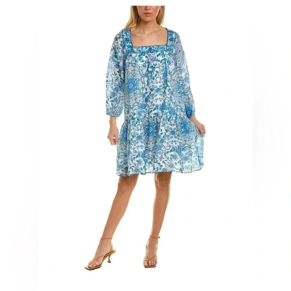 Johnny Was Womens Leilani Mini Dress Multi